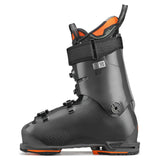 Tecnica Men's Mach Sport HV 100 Ski Boots 2025 - Black ski boots with a textured pattern on the toe and heel, featuring silver buckles.