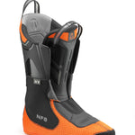 Tecnica Men's Mach Sport HV 100 Ski Boots 2025 - Black ski boots with a textured pattern on the toe and heel areas.