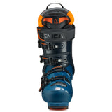 Tecnica Men's Mach 1 MV 120 Ski Boots 2026 - Black ski boots with orange accents and silver buckles.