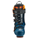 Tecnica Men's Mach 1 HV 120 Ski Boots 2026 - Black ski boots with orange accents and silver buckles.