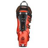 Tecnica Men's Cochise 130 Ski Boots 2025 - A red ski boot with black accents and a black strap across the top.