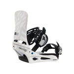 Burton Cartel Snowboard Bindings 2025 - A pair of black and gray snowboard bindings with a sleek, modern design.
