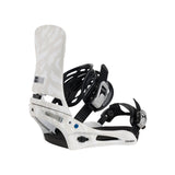 Burton Cartel Snowboard Bindings 2025 - A pair of black and gray snowboard bindings with a sleek, modern design.