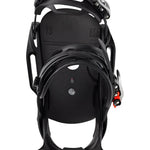 Burton Women's Lexa Est Snowboard Bindings 2025 - Black bindings with silver buckles and straps.