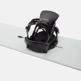 Burton Women's Lexa Est Snowboard Bindings - Black bindings with white logo on top strap and black buckles.