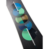 Burton Custom Snowboard 2025 - A black snowboard with a white logo on top of it.