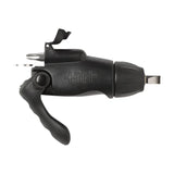 Burton Bullet Snowboard Tool 2025 - A black snowboard tool with a silver tip and a small, round metal piece on top.