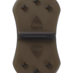 Burton - Medium Spike Stomp Pad 2024 is a brown stomp pad with six dark-brown spikes and a triangular logo in the center.