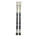 K2 Disruption MTI skis, 2024 model, feature a white and red design with black bindings.