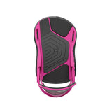 Union Women's Ultra Snowboard Binding - 2025 binding with a predominantly black base and pink accents on the straps.