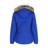 Obermeyer Women's Tuscany II Insulated Jacket With fur hood 2025 - Stellar, Cobalt Blue - Back