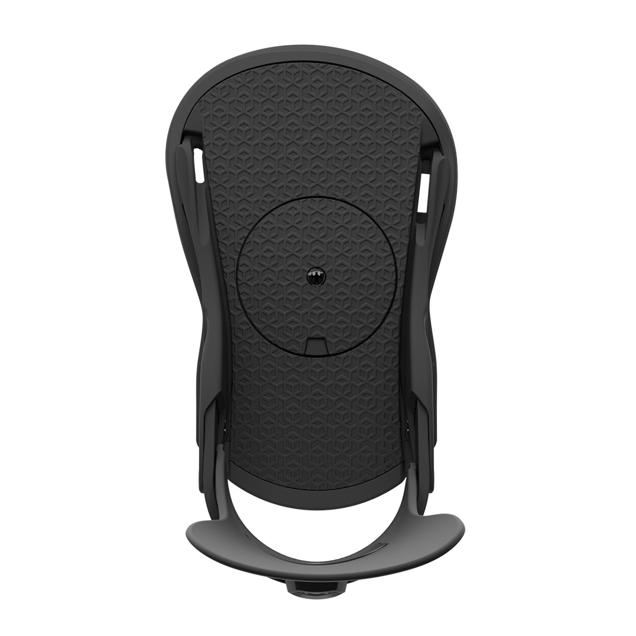 Union Strata Snowboard Bindings 2025 - Black bindings with a sleek, modern design and silver hardware.