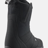 Burton Moto Boa Snowboard Boots 2025 - Black snowboard boots with a textured pattern on the upper and a white logo on the side.