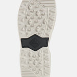 Burton Moto Boa Snowboard Boots 2025 - White snowboard boots with a textured rubber outsole and black laces.