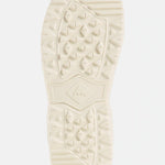 Burton Moto Boa Snowboard Boots 2025 - White snowboard boots with a textured rubber outsole and a ridged pattern on the heel.