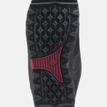 Burton Women's Mint Boa Snowboard Boots 2025 - Black snowboard boots with a pink boa and white accents.