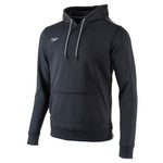 Speedo Long Sleeve Hooded Sweatshirt - A dark gray hoodie with a hood, long sleeves and a kangaroo pocket.