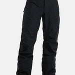 Burton Ballast GORE-TEX 2L Pants 2025 - Black pants with a subtle white logo on the left thigh and silver hardware.