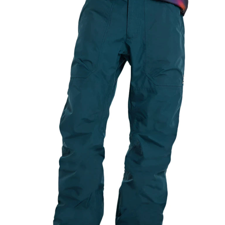 Burton Ballast GORE-TEX 2L Pants 2025 - Dark blue pants with a subtle pattern of thin white stripes on the left leg.
