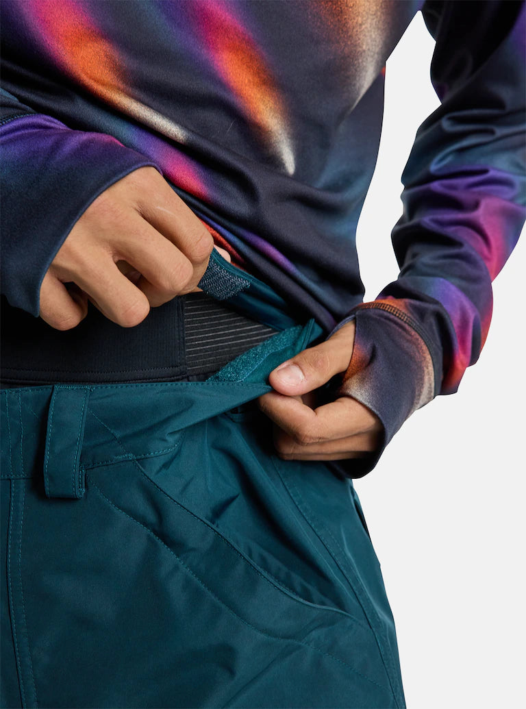 Burton Ballast GORE-TEX 2L Pants 2025 - Dark blue snow pants with a black waistband and belt loops.