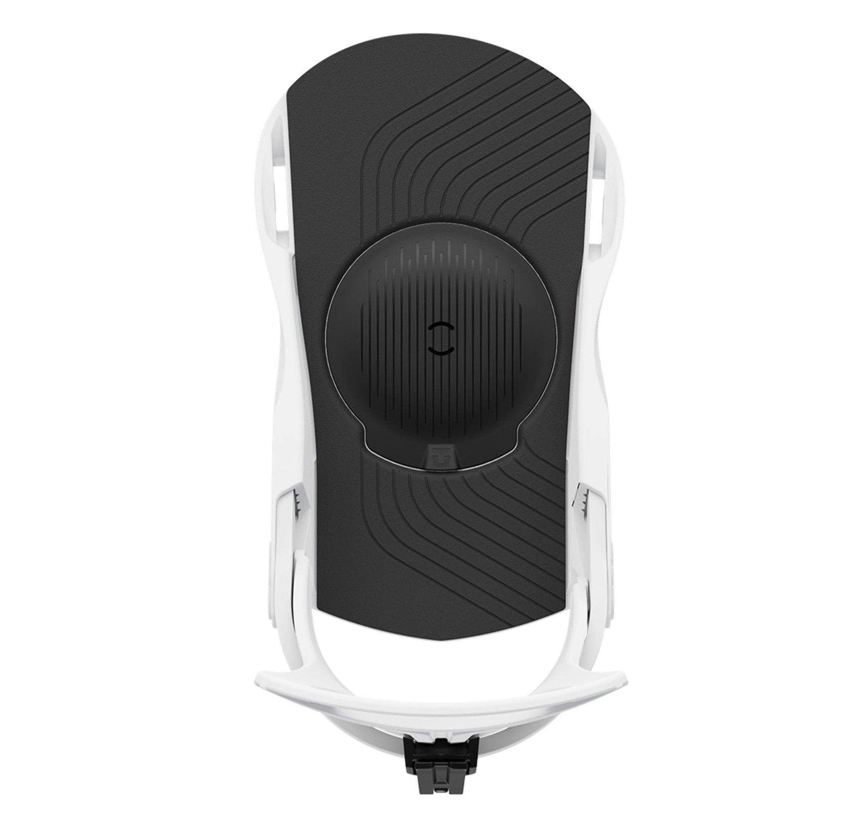 Union Women's Rosa Snowboard Bindings - 2025 snowboard bindings with a predominantly white base and black accents on the straps.