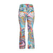 Obermeyer Women's Bond Printed Pant 2025 - Spring Melt, Multi Colored Oil Slick - Back