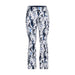 Obermeyer Women's Bond Printed Pant 2025 - Ink Blot, Navy and Light Blue running ink on white - Front