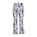 Obermeyer Women's Bond Printed Pant 2025 - Ink Blot, Navy and Light Blue running ink on white - Back