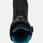 Burton Photon Boa Snowboard Boot 2025 - Black snowboard boot with a round, black BOA dial on top.