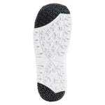 Burton Women's Limelight Boa Snowboard Boot 2025 - White snowboard boot with a black strap and blue accents on the toe cap.