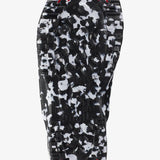 Burton Junior's Grom Boa Snowboard Boot 2025 - Black snowboard boot with a white and grey patterned design on the upper portion.