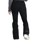 Obermeyer Women's Hillary Stretch Pant 2025 - Black snow pants with a subtle white logo on the left leg.