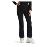 Obermeyer Women's Cloud Nine Insulated Pant 2025 - Black snow pants with zippered pockets and a high waistband.