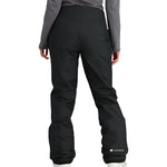 Obermeyer Women's Sugarbush Insulated Pant 2025 - Black insulated ski pants with a subtle pattern of diagonal stripes on the side seams.