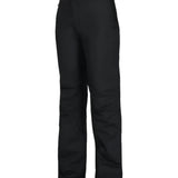 Obermeyer Women's Sugarbush Insulated Pant 2025 - Black insulated ski pants with a subtle pattern of thin white stripes on the lower leg.