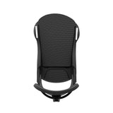 Union Junior's Cadet Pro Snowboard Binding 2025 - A black snowboard binding with a textured strap and silver buckles.