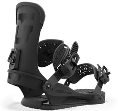 Union Junior's Cadet Pro Snowboard Binding 2025 - A black snowboard binding with a large "U" logo on the top of the boot.