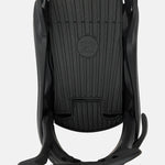 Burton Women's Step On Bindings 2025 - Black bindings with a circular logo on top of the footbed.