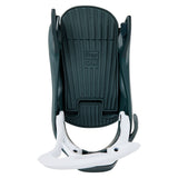 Burton Women's Step On Bindings 2025 - A black binding with a textured surface and raised ridges, featuring the words "Step ON" in embossed letters on top.