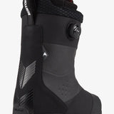 Burton Ion Boa Snowboard Boot 2025 - Black snowboard boot with a textured pattern on the side and a white logo near the top.