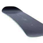 Arbor Women's Kuro Neko Snowboard 2026 - A black snowboard with a white logo and white writing on top of it.