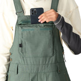 The 686 brand's Black Magic Insulated Bib is depicted in black with a straight leg design.