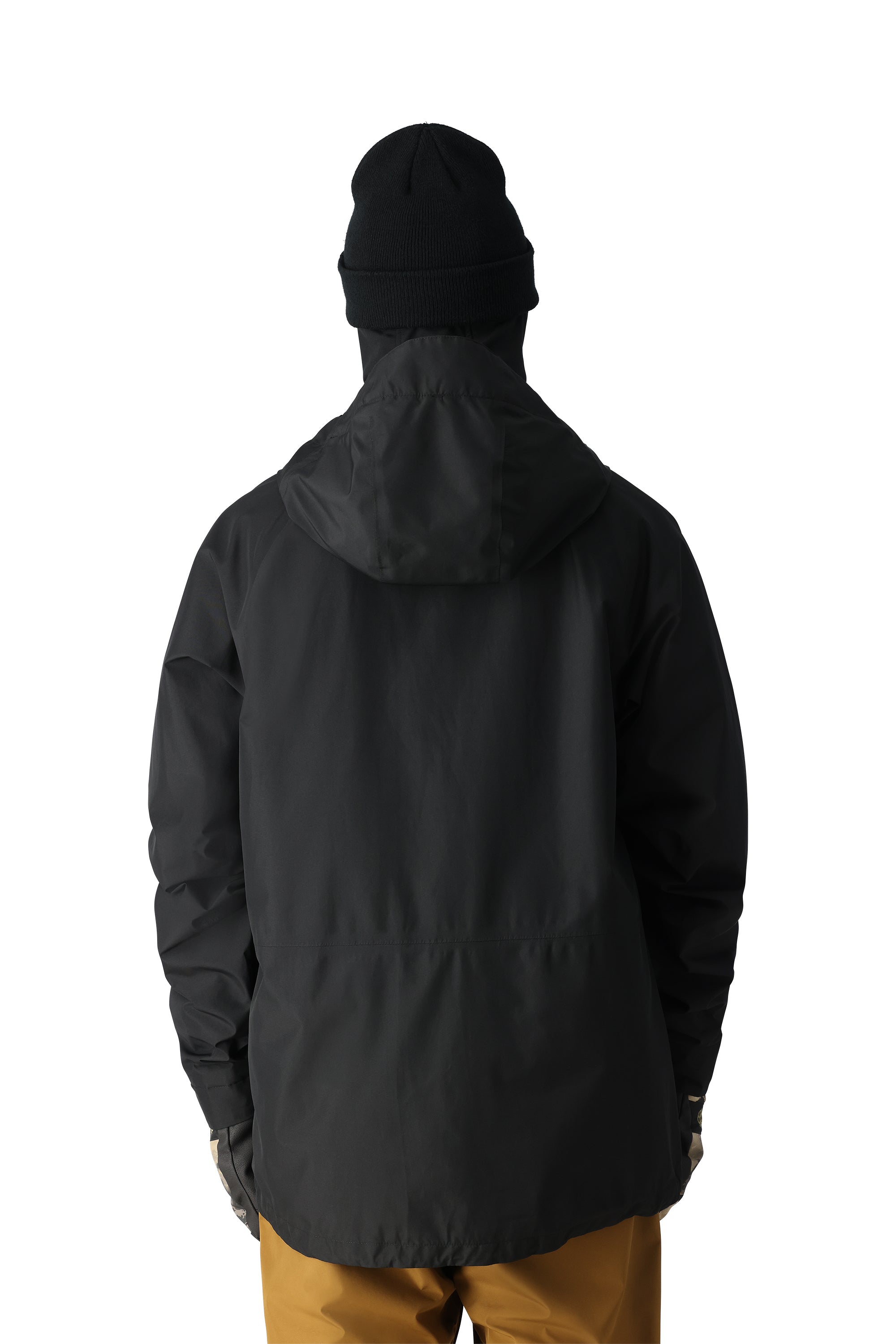 The 686 GORE-TEX Core Shell Jacket 2025 has a black color and appears to be in a front view.