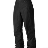 The 686 Men's GORE-TEX Core Shell Pant 2025 is primarily black with silver accents and a zippered pocket on the right thigh.