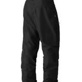 The 686 Men's GORE-TEX Core Shell Pant 2025 is black with a flat front waistband and multiple zippered pockets.