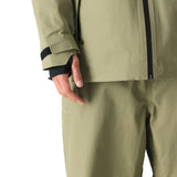 The 686 Gore-Tex Hydra Down Thermagraph jacket has an olive green color and black accents.