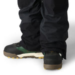 The 686 Men's GORE-TEX Stretch Dispatch Bib 2025 is black with dark green accents on the leg area.