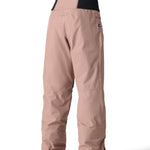 The 686 brand's Willow insulated pant has a black waistband and beige color.