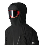 The 686 Hydra Thermagraph Jacket 2025 in this image features a black color with an insulated hood and zippered front.