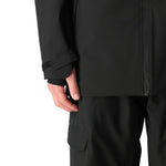 The 686 Hydra Thermagraph Jacket 2025 is primarily black with a black zipper and a collar.